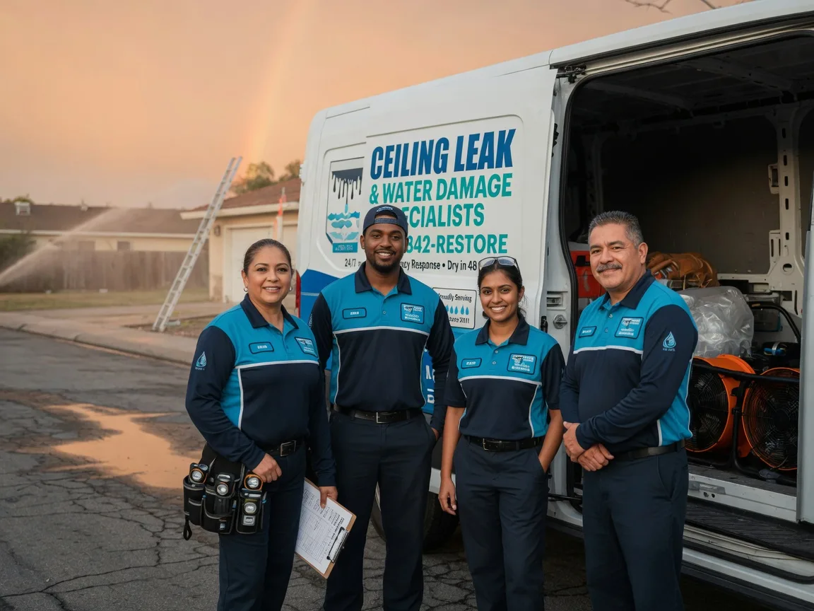 Ceiling Leak Cleanup company in Belmont, LA