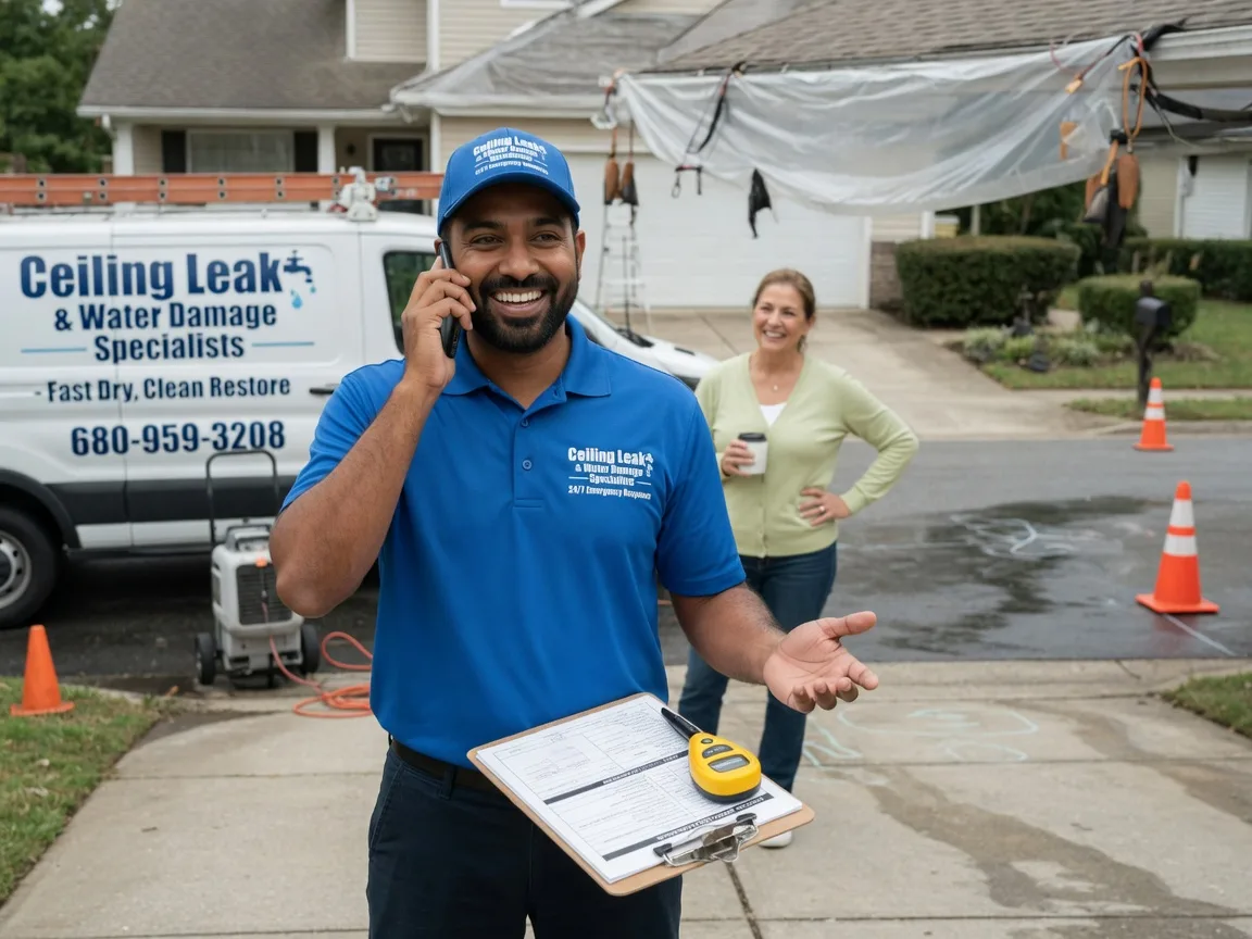 Ceiling Leak Cleanup Belmont, LA FAQs